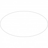 Zsona Dekor Öntapadós ovális matrica Fehér