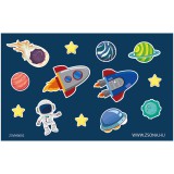 Zsona Dekor Öntapadós űr matrica csomag