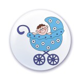 Zsona Dekor Ovis jel szekrényre Babakocsi mintával