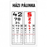 Zsona Dekor Pálinkás cimke Szőlő Pálinka 5 db/csomag