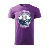 Zsona Dekor Póló A legjobb horgász bármit kifog mintával - Lila