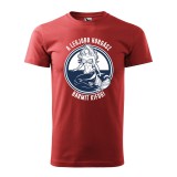 Zsona Dekor Póló A legjobb horgász bármit kifog mintával - Terrakotta