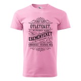 Zsona Dekor Póló A nagy elmék mintával - Rózsaszín