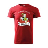 Zsona Dekor Póló Alkoholért felelős főispán mintával - Piros