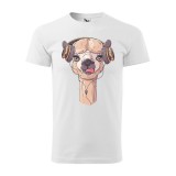 Zsona Dekor Póló Alpaka mintával - Fehér