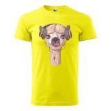 Zsona Dekor Póló Alpaka mintával - Sárga