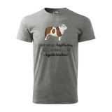 Zsona Dekor Póló Angol bulldog mintával - Szürke