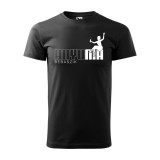 Zsona Dekor Póló Anyu ma bebaszik mintával - Fekete