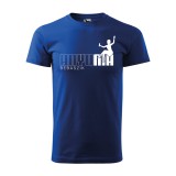 Zsona Dekor Póló Anyu ma bebaszik mintával - Kék