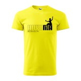 Zsona Dekor Póló Anyu ma bebaszik mintával - Sárga