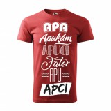 Zsona Dekor Póló Apa mintával - Sárga