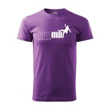 Zsona Dekor Póló Apu ma bebaszik mintával - Lila