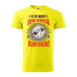 Zsona Dekor Póló Az úr mondta legyen világosság majd megteremtette a villanyszerelőket mintával - Sárga