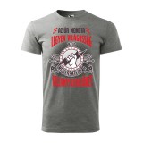 Zsona Dekor Póló Az úr mondta legyen világosság majd megteremtette a villanyszerelőket mintával - Szürke