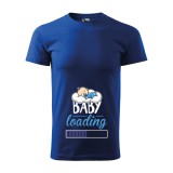 Zsona Dekor Póló Baby loading fiú mintával - Kék