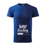 Zsona Dekor Póló Baby loading mintával - Kék v1