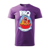 Zsona Dekor Póló BBQ party mintával - Lila