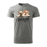 Zsona Dekor Póló Best friend mintával - Szürke