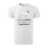 Zsona Dekor Póló Bullterrier mintával - Fehér v1