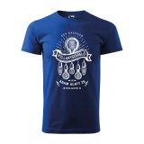 Zsona Dekor Póló Egy ragyogó villanyszerelő mintával - Kék