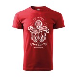 Zsona Dekor Póló Egy ragyogó villanyszerelő mintával - Piros