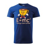 Zsona Dekor Póló Energy more coffee mintával - Kék