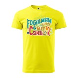 Zsona Dekor Póló Fogalmam sincs mit csinálok mintával - Sárga