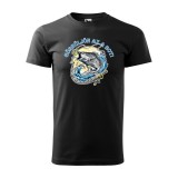 Zsona Dekor Póló Görbüljön a bot mintával - Fekete