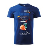 Zsona Dekor Póló Ha az én apósom nem tudja megszerelni mintával - Kék