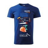 Zsona Dekor Póló Ha az én keresztapum nem tudja megszerelni mintával - Kék