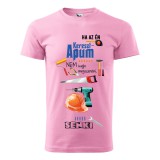 Zsona Dekor Póló Ha az én keresztapum nem tudja megszerelni mintával - Rózsaszín