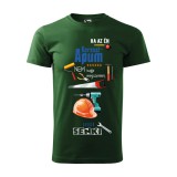 Zsona Dekor Póló Ha az én keresztapum nem tudja megszerelni mintával - Zöld