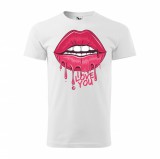 Zsona Dekor Póló I love you mintával - Fehér v1068