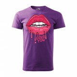 Zsona Dekor Póló I love you mintával - Lila v1068