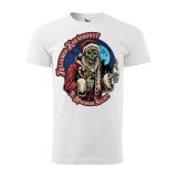 Zsona Dekor Póló Kellemes karácsonyt te mocskos állat mintával - Fehér L méretben