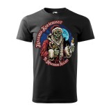 Zsona Dekor Póló Kellemes karácsonyt te mocskos állat mintával - Fekete