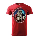 Zsona Dekor Póló Kellemes karácsonyt te mocskos állat mintával - Piros