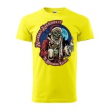 Zsona Dekor Póló Kellemes karácsonyt te mocskos állat mintával - Sárga