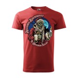 Zsona Dekor Póló Kellemes karácsonyt te mocskos állat mintával - Terrakotta