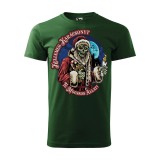 Zsona Dekor Póló Kellemes karácsonyt te mocskos állat mintával - Zöld