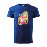 Zsona Dekor Póló Legénybúcsú folyamatban mintával - Kék