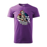 Zsona Dekor Póló Merry Christmas gangster mintával - Lila