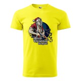 Zsona Dekor Póló Merry Christmas gangster mintával - Sárga