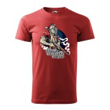 Zsona Dekor Póló Merry Christmas gangster mintával - Terrakotta