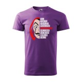 Zsona Dekor Póló Nagy pénzrablás V2 mintával - Lila