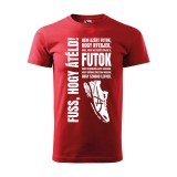 Zsona Dekor Póló Nem azért futok mintával - Piros