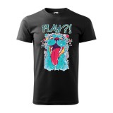 Zsona Dekor Póló Play mintával - Fekete XXXL méretben