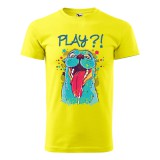 Zsona Dekor Póló Play mintával - Sárga
