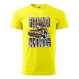 Zsona Dekor Póló Road king mintával - Sárga