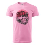 Zsona Dekor Póló Speed is what i need mintával - Rózsaszín